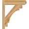 Ekena Millwork Merced Rough Sawn Craftsman Outlooker, Western Red Cedar, 6"W x 22"D x 26"H OUT06X22X26MRC04RWR - alternate 4